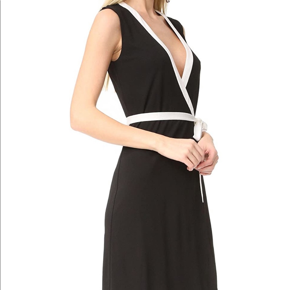 NWT DVF Valena Sleeveless Jersey Wrap Dress - Picture 4 of 12